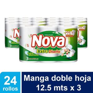PACK TOALLA NOVA EXTRA DISEÑO X3